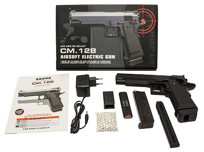 Cyma Пистолет Colt 1911 Hi-Capa, электро (cm128)