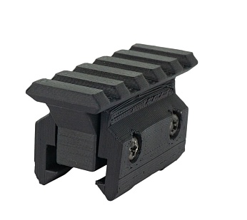 Планка picatinny Strike на АКС-74У 55мм, 3D печать пластик