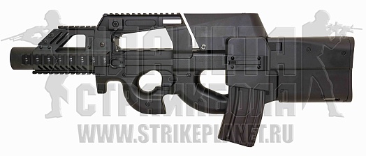 фото пистолет-пулемет cyma fn p90, обвес, глушитель (cm060h)
