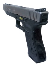 Пистолет WE Glock 34 gen. 3, greengas, хромированный (we-g008a-sv)