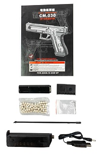 Cyma Пистолет Glock 18C, электро (cm030)