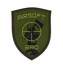 детальное фото для раздела Нашивка Airsoft Bro ПВХ (Б/У) интернет-магазин "Планета страйкбола»