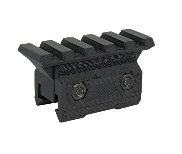 Планка picatinny Strike на АКС-74У 55мм, 3D печать пластик