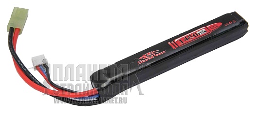 детальное фото для раздела Аккумулятор StormPower LiPo 7,4в, 1450мАч, 30С, АК интернет-магазин "Планета страйкбола»