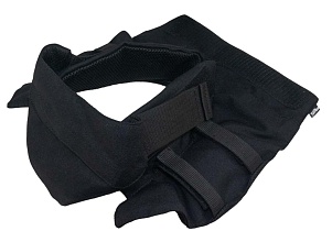 детальное фото Защита шеи Strike, черный кордура интернет-магазин "Планета страйкбола"