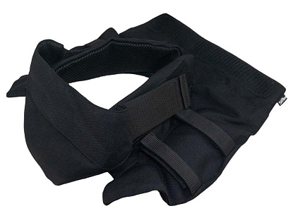 детальное фото Защита шеи Strike, черный кордура интернет-магазин "Планета страйкбола"