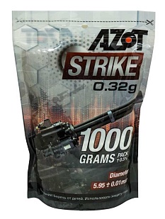детальное фото для раздела Шары Азот 0.32г. 3200шт. интернет-магазин "Планета страйкбола»