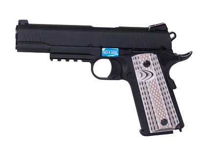фото детально пистолет we colt m45a1, greengas (we-e015-bk) интернет-магазин "Планета страйкбола"