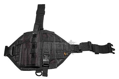 детальное фото Guarder Кобура тактическая на платформе molle, универсальная, черная (h-05c) интернет-магазин "Планета страйкбола"