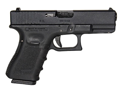 WE Пистолет Glock 19 gen.3, greengas (we-g003a-bk)