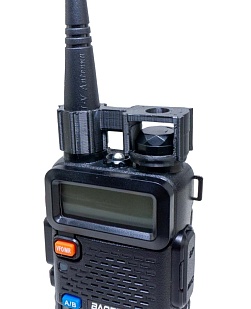 заглушка strike для регулятора громкости рации baofeng uv-5r, пластик, черный