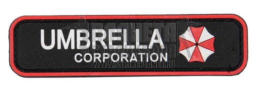 детальное фото Нашивка Zlo "Umbrella Corporation" мал пвх интернет-магазин "Планета страйкбола"