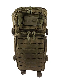 детальное фото Рюкзак Mil-Tec Laser Cut SM, олива 20 л. интернет-магазин "Планета страйкбола"