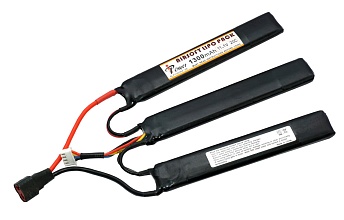 детальное фото для раздела Аккумулятор iPower LiPo, 11.1В, 1100мАч, 20C, 3 лепестка (Б/У) интернет-магазин "Планета страйкбола»