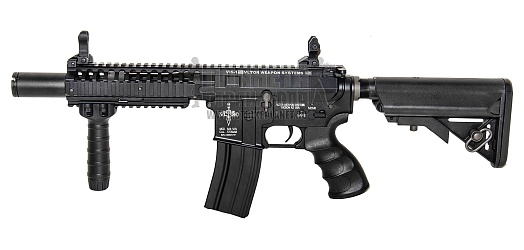 фото детально king arms автомат vltor m4 vis cqb (ka-ag-162-bk) интернет-магазин "Планета страйкбола"