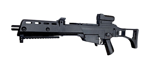 Автомат Jing Gong G36, с опт. прицелом без рукоятки переноса и магазина, 107 м/с (Б/У)