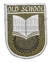детальное фото Нашивка Zlo "Old school светлый" олива интернет-магазин "Планета страйкбола"