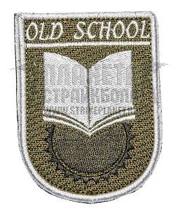 детальное фото Нашивка Zlo "Old school светлый" олива интернет-магазин "Планета страйкбола"