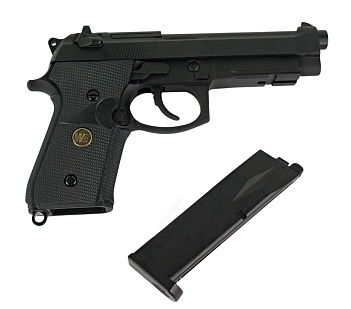 WE Пистолет Beretta M92F, co2, рельса (cp321)