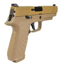WE Пистолет Sig Sauer F17V2, greengas, tan (we-f007-tan)