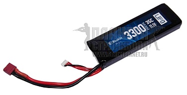 детальное фото для раздела Аккумулятор BlueMax LiPo, 11.1В, 3300мАч, 35С, блок интернет-магазин "Планета страйкбола»