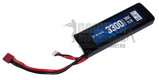 детальное фото для раздела Аккумулятор BlueMax LiPo, 11.1В, 3300мАч, 35С, блок интернет-магазин "Планета страйкбола»