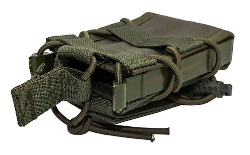 Подсумок магазина АКМ 1 ССО Raid molle олива