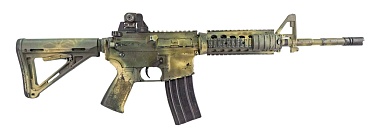 детальное фото для раздела Автомат LCT M4A1 RIS, 114 м/с, камуфляж (Б/У) интернет-магазин "Планета страйкбола»