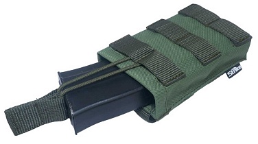 Подсумок Strike под магазин АК / AR без клапана, хаки кордура