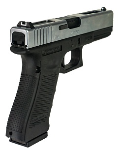 Пистолет WE Glock 18 gen.4 хром, сменные накладки (we-g002b-sv)