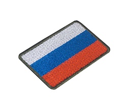 Нашивка Strike "Флаг России" 60х40мм, вышивка
