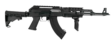 Автомат Cyma АК47 Tactical, тактический обвес (cm039c)