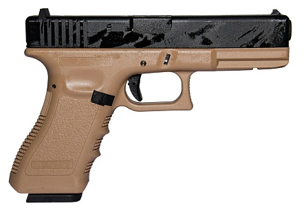 KJW Пистолет Glock 18, greengas, tan (kp-18-tan)