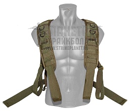 детальное фото Лямки плечевые ССО с карманом для гидросистемы олива интернет-магазин "Планета страйкбола"