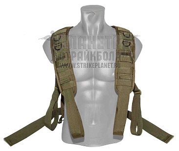 детальное фото Лямки плечевые ССО с карманом для гидросистемы олива интернет-магазин "Планета страйкбола"