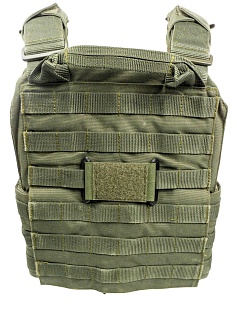 Патч панель стропа Strike 50х70 мм липучка велкро на MOLLE для нашивок / шевронов, олива