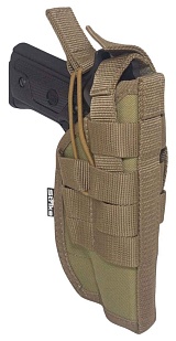 детальное фото Кобура для пистолета Strike правая, койот кордура интернет-магазин "Планета страйкбола"