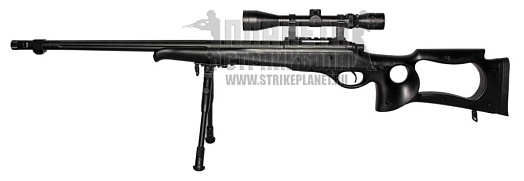 фото детально well винтовка mb-10d, спринг, сошки, оптический прицел (mb-10d) интернет-магазин "Планета страйкбола"