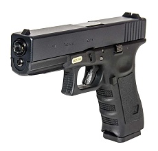 WE Пистолет Glock 17 gen.3, greengas (we-g001a-bk)