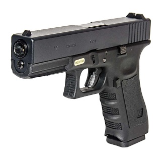 WE Пистолет Glock 17 gen.3, greengas (we-g001a-bk)