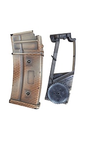 детальное фото для раздела Бункерный магазин Cyma m010 для G36 на 450 шаров, на запчасти (Б/У) интернет-магазин "Планета страйкбола»