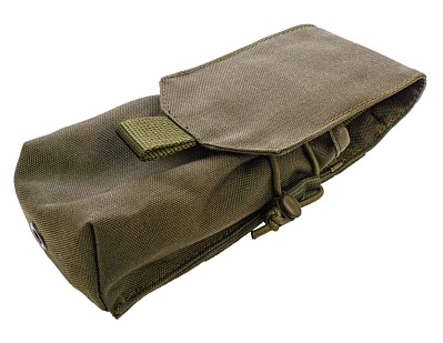 Подсумок Strike под 2 АК с клапаном, олива кордура