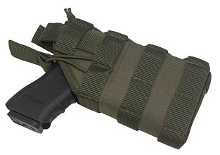 Кобура для пистолета c ЛЦУ/фонарем Strike правая, олива