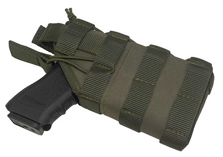 Кобура для пистолета c ЛЦУ/фонарем Strike правая, олива