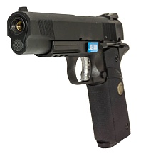 Пистолет WE Colt M1911 MEU Rail, greengas (we-e008b-bk)