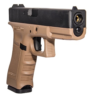 Пистолет KJW Glock 17 greengas tan (kp-17-tan)