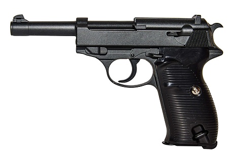 фото детально пистолет galaxy walther p38, спринг (g21) интернет-магазин "Планета страйкбола"