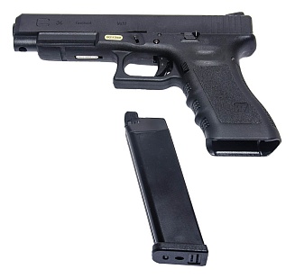 Пистолет WE Glock 34 gen.3, greengas (28125)