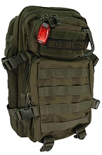 Нашивка Strike Группа крови O (I) Rh-, черный олива