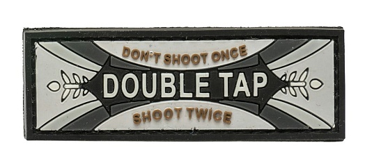 детальное фото Нашивка Zlo "Double tap SWAT" интернет-магазин "Планета страйкбола"